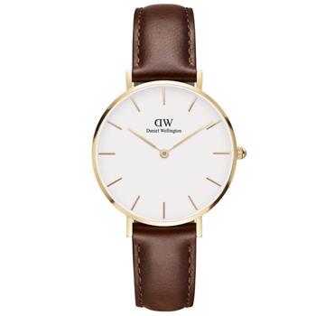 Forgyldt stål Petite St Mawes batteridrevet quartz Dame ur fra Daniel Wellington